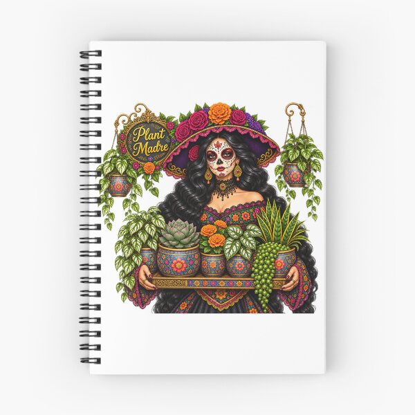 Item preview, Catrina Plant Madre – Día de Los Muertos Plant Mom & Houseplants designed and sold by CottageGardenCo.