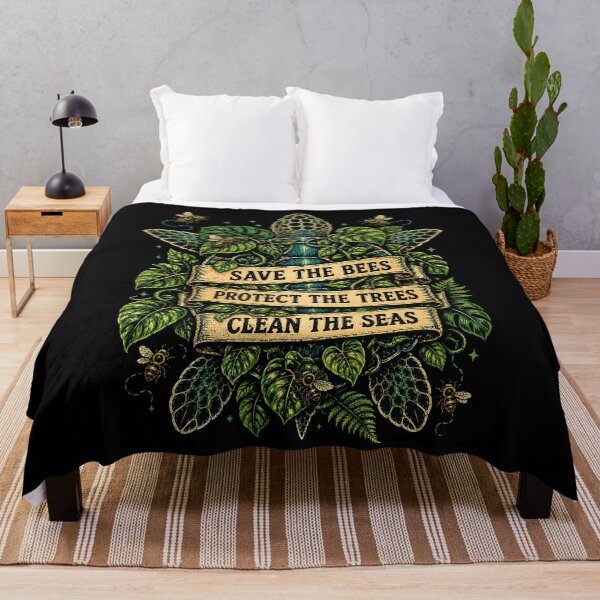 Item preview, Save the Bees and Protect Nature Design designed and sold by rafaeltto.