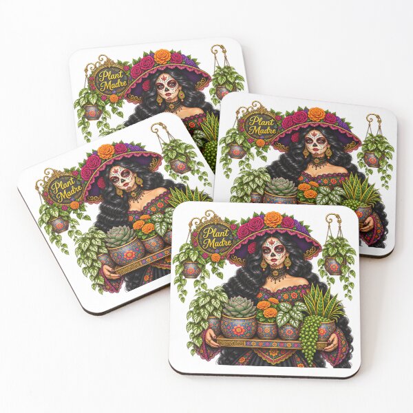 Item preview, Catrina Plant Madre – Día de Los Muertos Plant Mom & Houseplants designed and sold by CottageGardenCo.