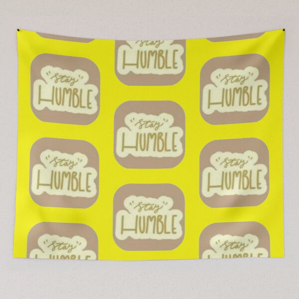 Item preview, Stay Humble Warm Cream Aesthetic Sticker designed and sold by Scro-Ciob-Shop.