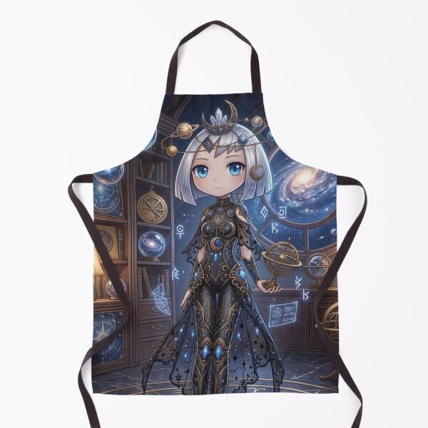 Item preview, Cosmic Astrologer Anime Chibi Girl designed and sold by SofiaByCruti.