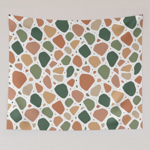 Item preview, Organic Terrazzo Flow in Earth Tones designed and sold by QuietBloom80.