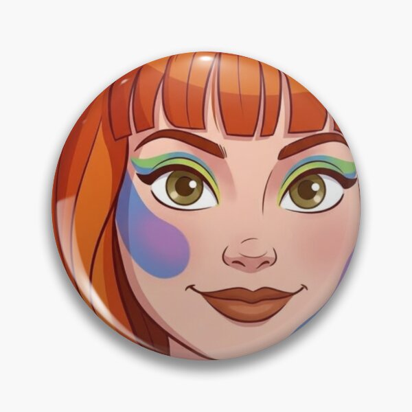 Item preview, Redhair Girl Colorful Makeup Portrait designed and sold by SofiaByCruti.
