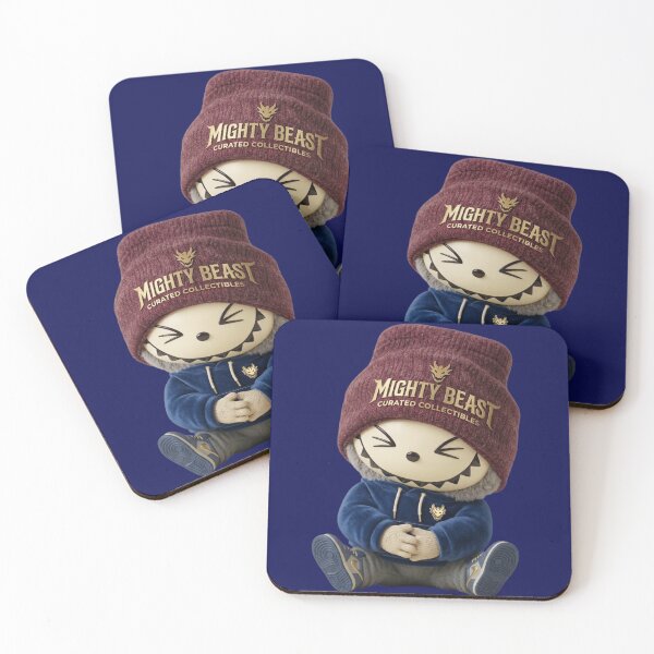 Item preview, Mighty Beast Vector Edition - Navy & Burgundy Streetwear Sticker & Apparel designed and sold by NeonSketch Lab.