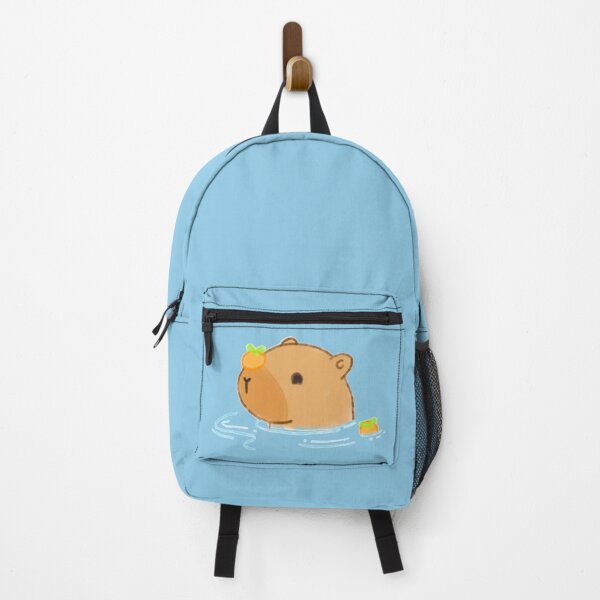Item preview, swimming capibara designed and sold by AlderWShop.