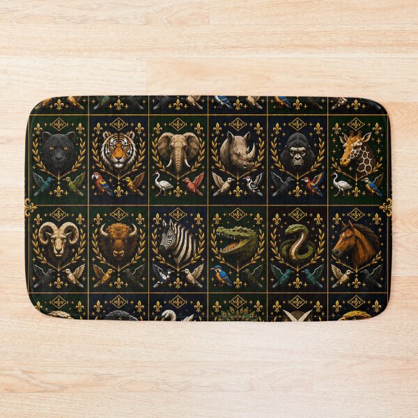 Item preview, Royal Beasts Geometric Wildlife Collection designed and sold by Qenlo.