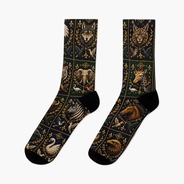Item preview, Royal Beasts Geometric Wildlife Collection designed and sold by Qenlo.