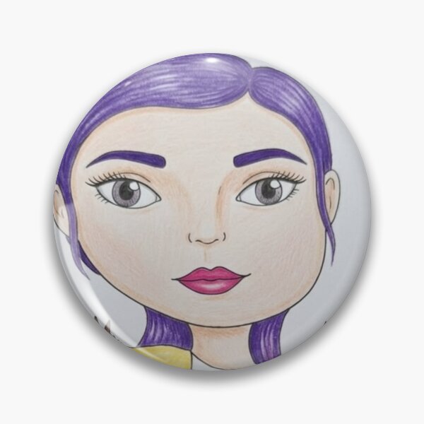 Item preview, Purple Hair Girl Streetwear Fashion Illustration designed and sold by SofiaByCruti.