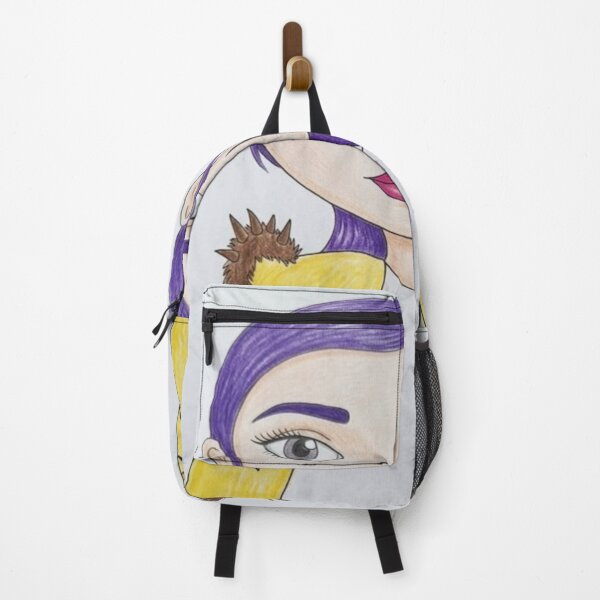 Item preview, Purple Hair Girl Streetwear Fashion Illustration designed and sold by SofiaByCruti.