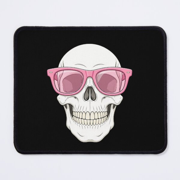 Item preview, Funny Skull with Pink Sunglasses – Cool Skeleton designed and sold by SweetLilith.