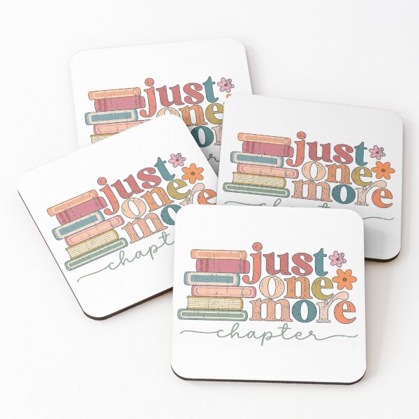 Item preview, Just One More Chapter - Retro Book Lover & Bookworm Stack designed and sold by Shopeon Designs.
