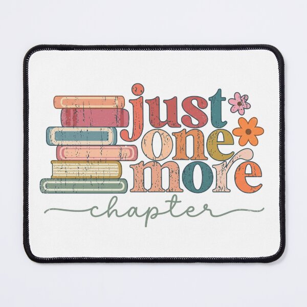 Item preview, Just One More Chapter - Retro Book Lover & Bookworm Stack designed and sold by Shopeon Designs.