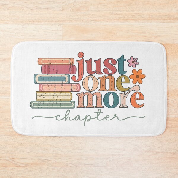 Item preview, Just One More Chapter - Retro Book Lover & Bookworm Stack designed and sold by Shopeon Designs.
