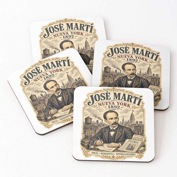 Item preview, José Martí in New York 1892 – Cuban Poet, Journalist & Revolutionary designed and sold by Past in Threads.