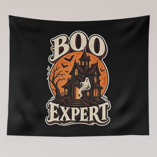Item preview, Boo Expert Funny Ghost Halloween Spooky Season designed and sold by NewRedLady.