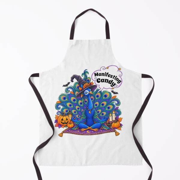Item preview, Manifesting Candy – Meditating Witch Peacock Halloween Design designed and sold by Buli89.