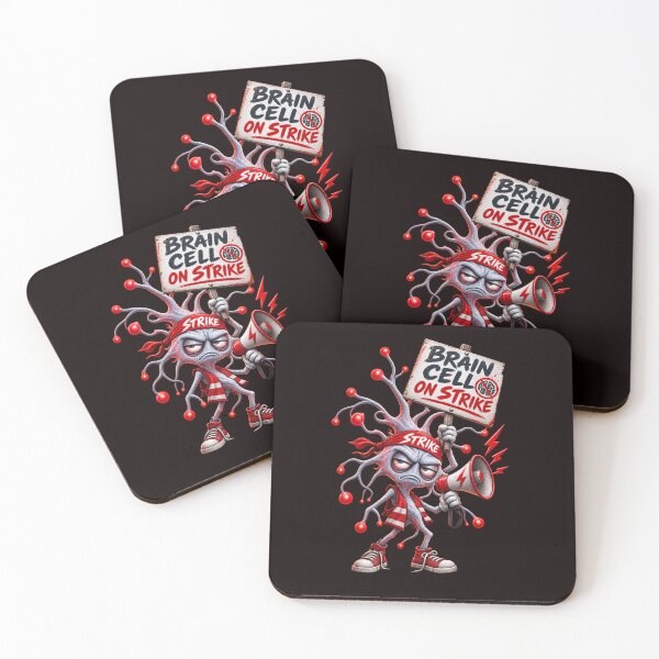 Item preview, Brain Cell on Strike – Tired Neuron Protest Humour designed and sold by Tadeusz1.