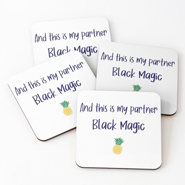 Item preview, And this is my partner - Black Magic - Psych designed and sold by hotchkiss2earth.