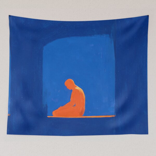 Item preview, 'Before Speaking'-  Modern Figurative Art Print designed and sold by Moodzu.