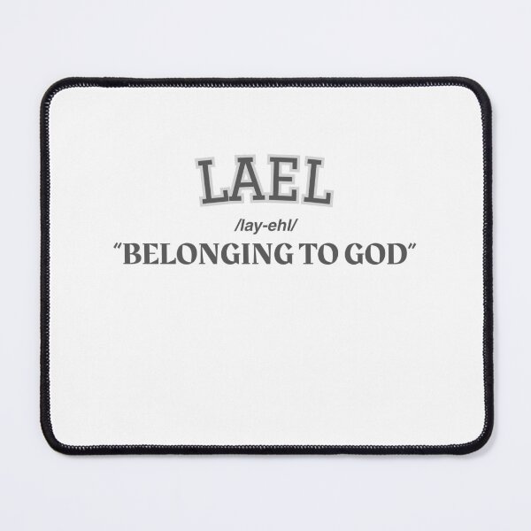 Item preview, Lael Name Meaning Definition Belonging To God Athletic Varsity Style designed and sold by Love Christ Live Life.