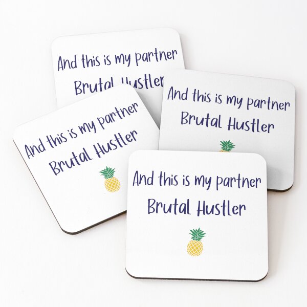 Item preview, And this is my partner - Brutal Hustler - Psych designed and sold by hotchkiss2earth.