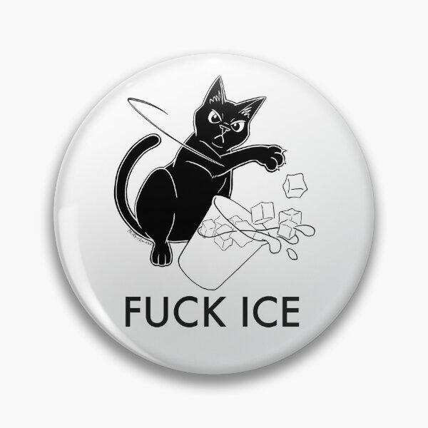 Item preview, Fuck ICE - Black Cat designed and sold by MithrilmoonArt.