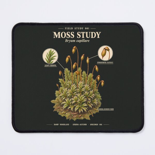 Item preview, Moss Scientific Illustration Natural History Field Study designed and sold by CalmCapy Co.