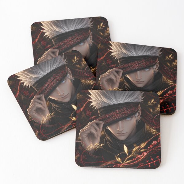 Item preview, Gojo Satoru Tatreez - Domain Expansion Dark Anime Art designed and sold by SoraandSoil.