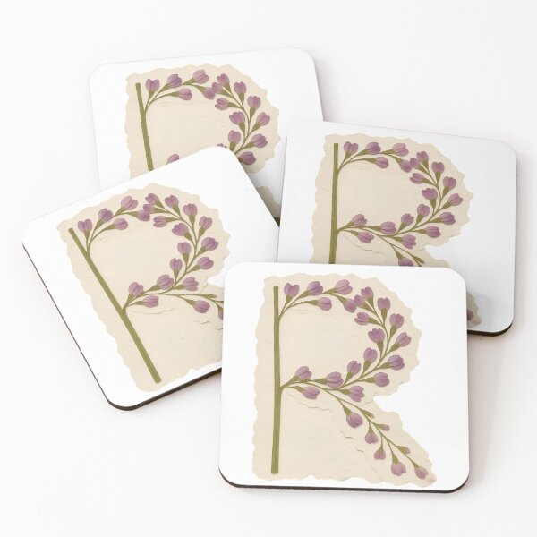 Item preview, Vintage Botanical Purple Floral Letter R designed and sold by ITCHAWAWAA.