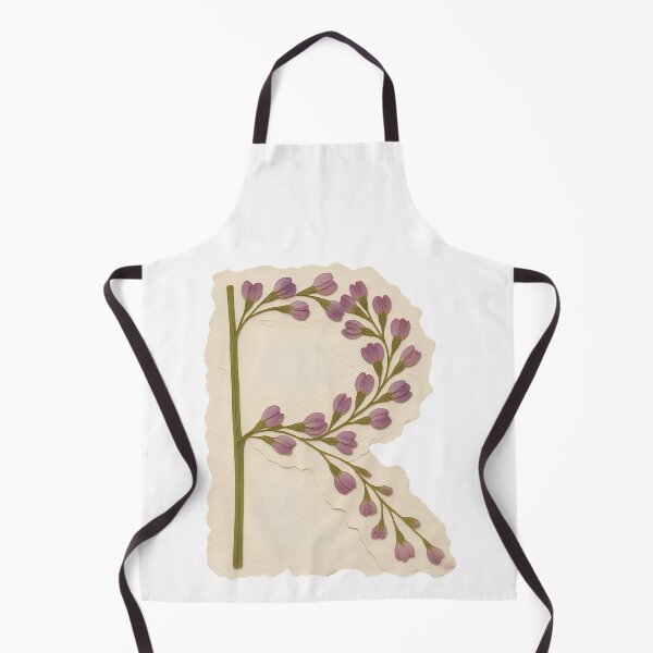 Item preview, Vintage Botanical Purple Floral Letter R designed and sold by ITCHAWAWAA.