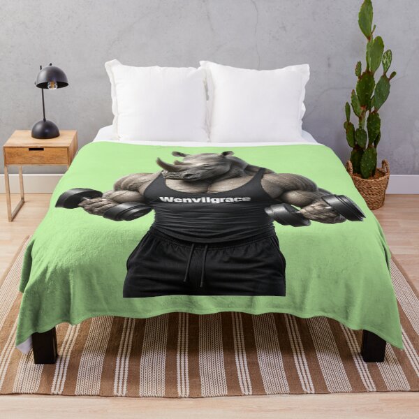 Item preview, Copia del regalo de Bodybuilder Rhino designed and sold by Wenvilgrace.