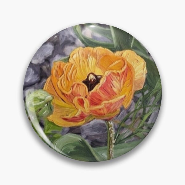 Item preview, Vibrant Orange Flora in Stone Garden  designed and sold by SofiaByCruti.