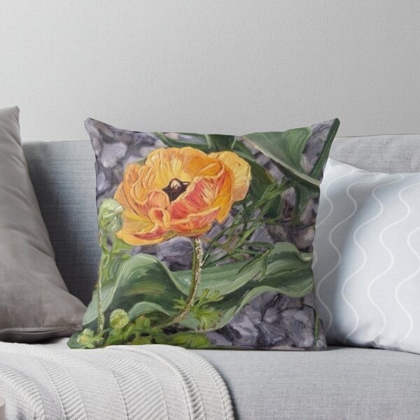 Item preview, Vibrant Orange Flora in Stone Garden  designed and sold by SofiaByCruti.