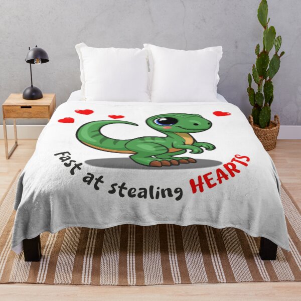 Item preview, Cute Velociraptor – Fast at Stealing Hearts designed and sold by Lily's World.