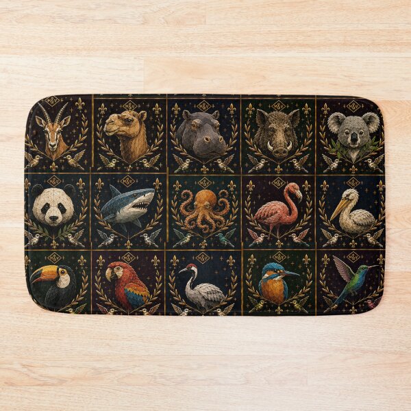 Item preview, Royal Wildlife Geometric Animal Collection designed and sold by Qenlo.