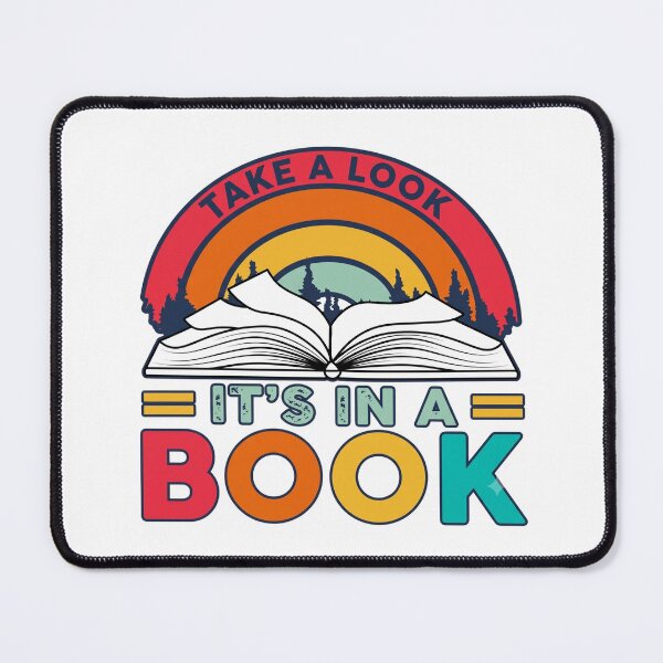 Item preview, Vintage "Take A Look, It's In A Book" Retro Sunset designed and sold by Shopeon Designs.
