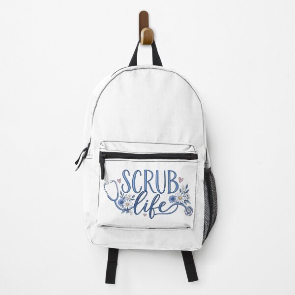 Artikelvorschau, Scrub Life Floral Stethoskop Krankenschwester Grafik entworfen und verkauft von CG Studio.