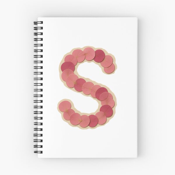 Item preview, Vintage Botanical Pressed Pink Petal Letter S designed and sold by ITCHAWAWAA.