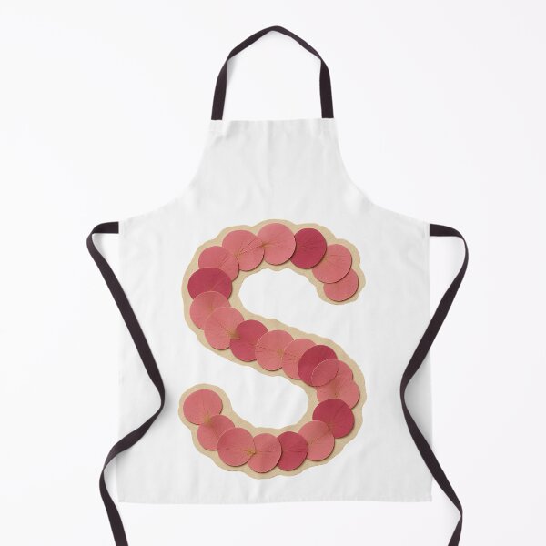 Item preview, Vintage Botanical Pressed Pink Petal Letter S designed and sold by ITCHAWAWAA.