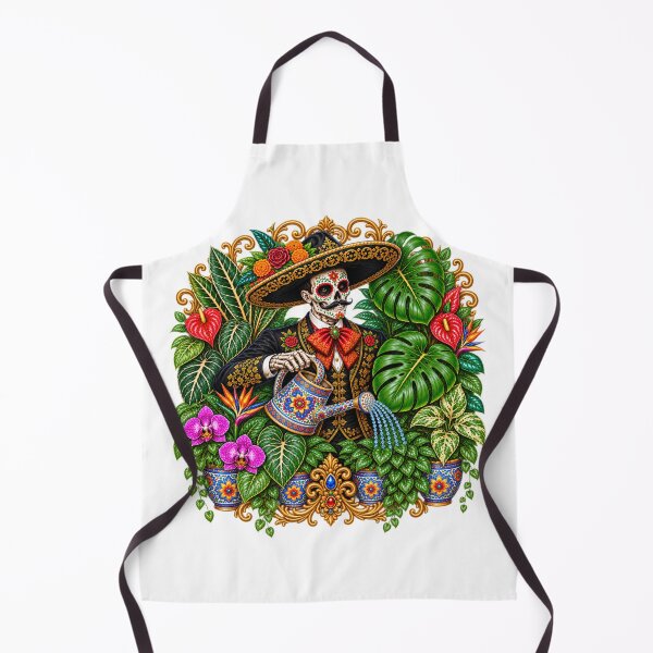 Item preview, Plant Padre Catrín Watering Plants – Día de Los Muertos Plant Lover designed and sold by CottageGardenCo.