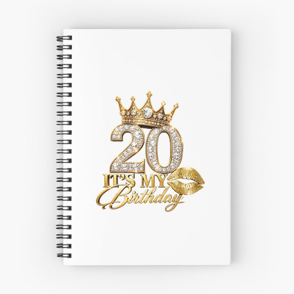 Item preview, It's My 20th Birthday Glam Crown Diamond Bling Queen Oversized T-Shirt designed and sold by omar ousalah.