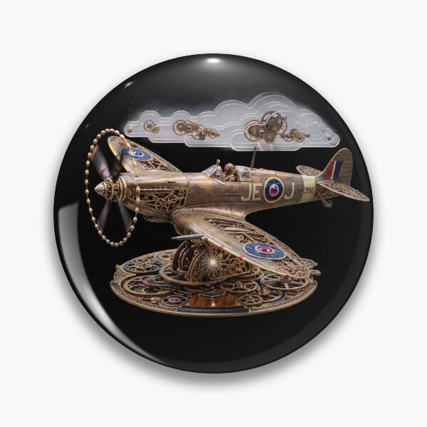 Artikelvorschau, Kopie des Steampunk Spitfire-Kampfflugzeugs entworfen und verkauft von ArtworkNorth.