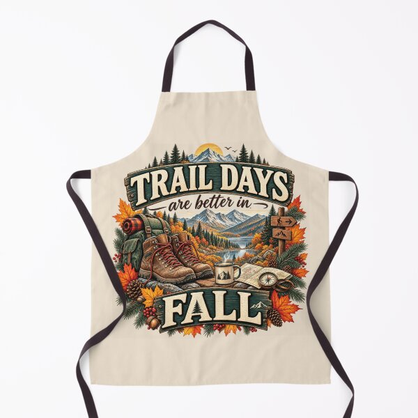 Item preview, Trail Days Are Better in Fall – Autumn Hiking Adventure Design designed and sold by astersgraphics.