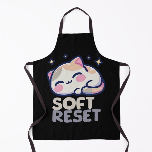 Item preview, Soft Reset Sleeping Cat Kawaii Design – Neurospicy Self-Care Illustration designed and sold by lenalenspod.