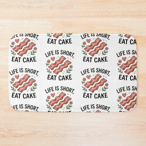 Item preview, Life Is Short Eat Cake — Funny Cake Lover Dessert Design designed and sold by Tipsy24.