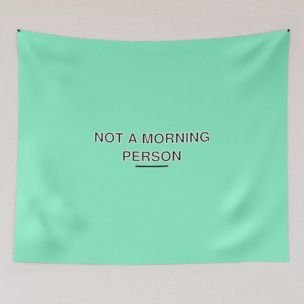 Item preview, Copy of Not a morning person designed and sold by Wenvilgrace.