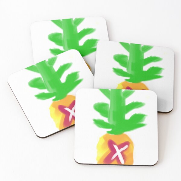 Item preview, Abstract Graffiti Pineapple - Neon Fruit Street Art Doodle designed and sold by PixelAlps.