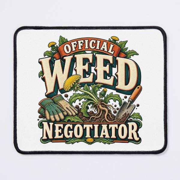 Item preview, Official Weed Negotiator Funny Gardening Humor designed and sold by FZ Designs.