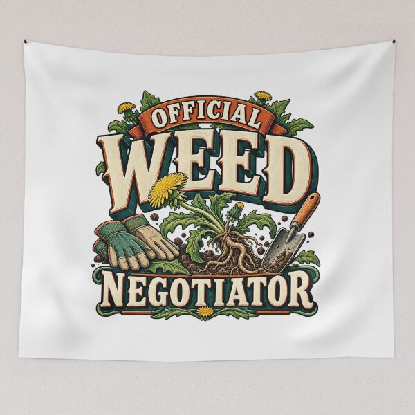 Item preview, Official Weed Negotiator Funny Gardening Humor designed and sold by FZ Designs.