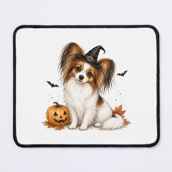 Item preview, Papillon Witch Hat | Cute Halloween Dog designed and sold by PAPIRO SIGLO XXI.